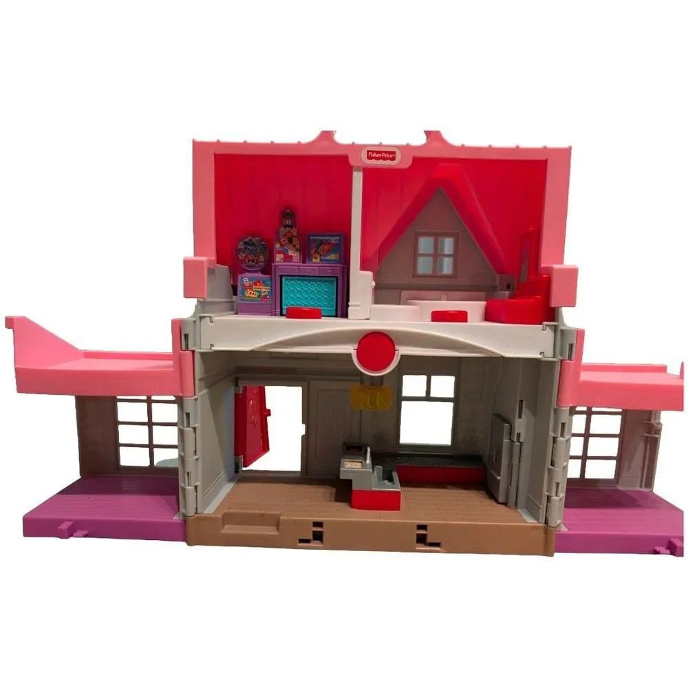 Fisher-Price Little People Big Helpers Home Playset with Light and Sound